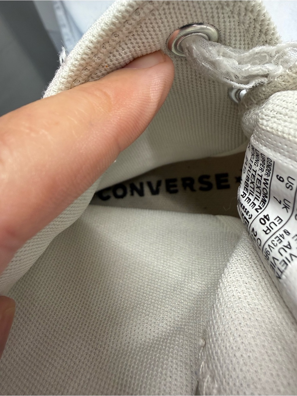 Converse Chuck Taylor All Star Lift Platform High Pink & White Gingham Sneakers - Picture 8 of 8